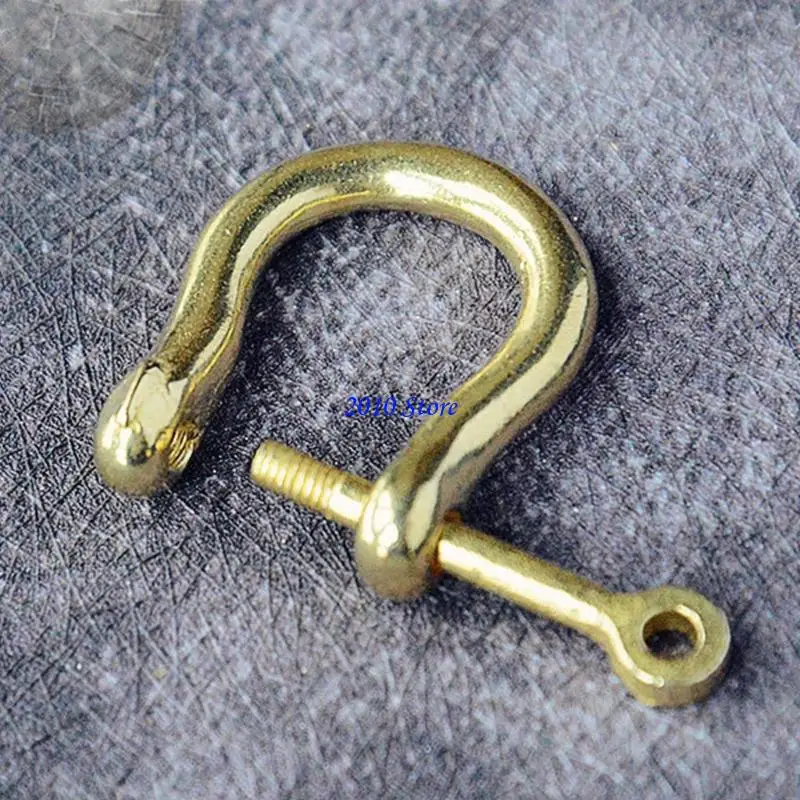 F3MF 5Pcs Brass Closures for Apparel Bags Secure Connectors Metal Locking Crafting Accessories