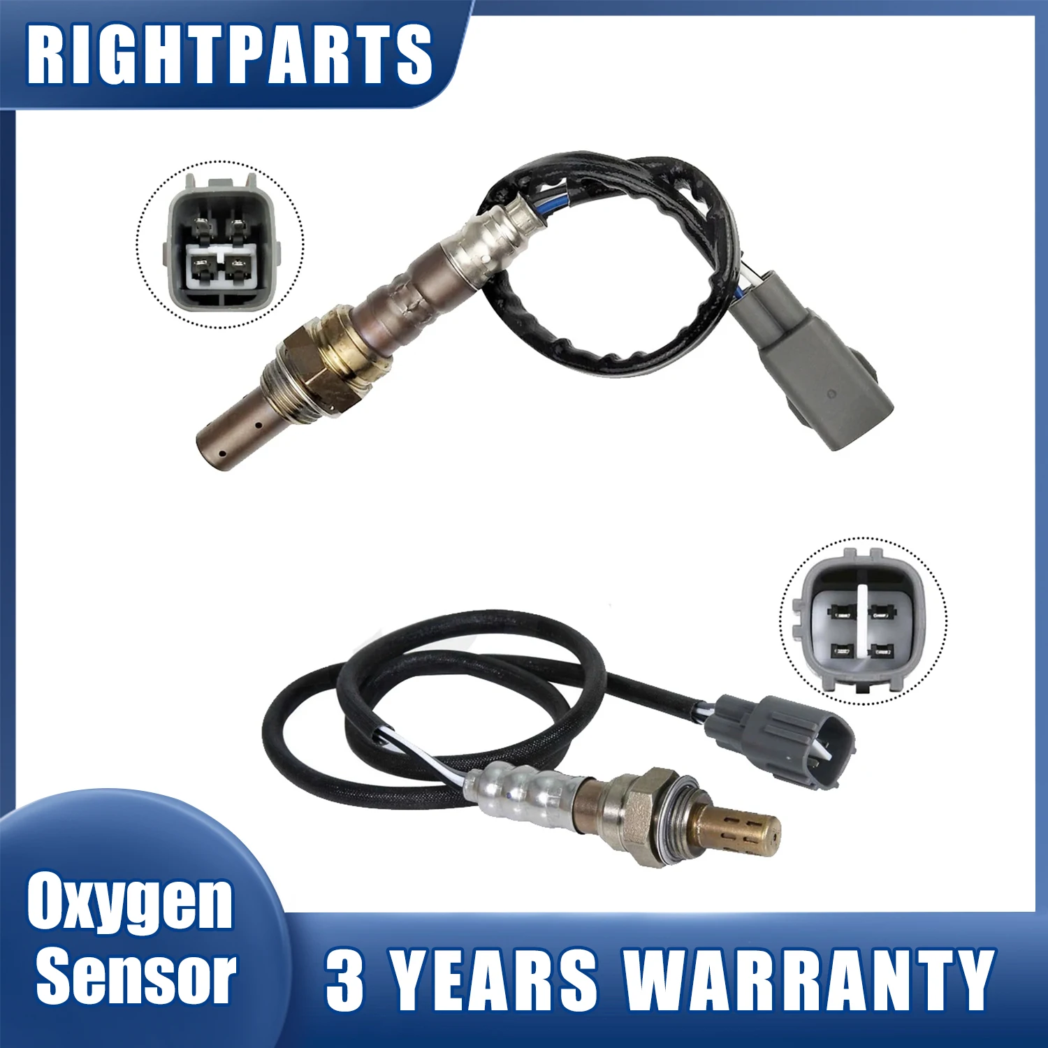 2PCS Upstream & Downstream O2 Oxygen Sensor Air Fuel Ratio Sensors Auto Accessories For Toyota RAV4 2.0L 2001 2002 2003