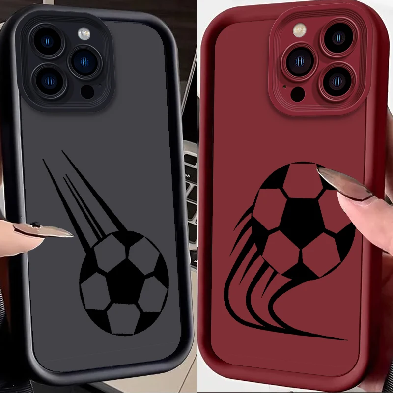 Football Basketball Stars Cool Eye Ladder For Apple iPhone 15 14 13 12 11 XS XR X Pro Max Plus Back Phone Case