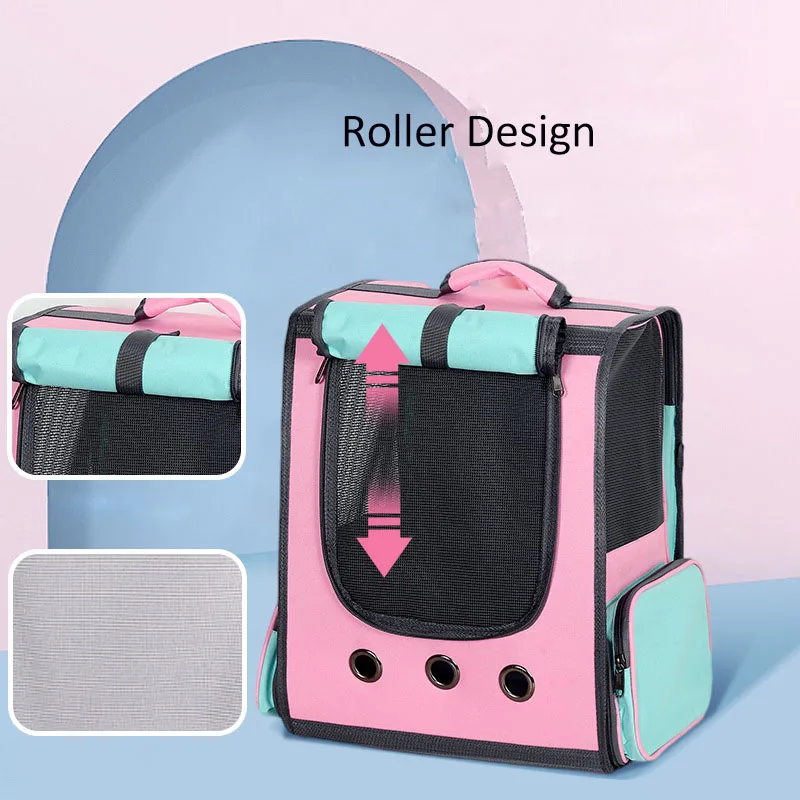 Breathable Pet Carrier Backpack for Cat and Dog, Astronaut Space Capsule, Window Transport Carrying Bag, High Quality