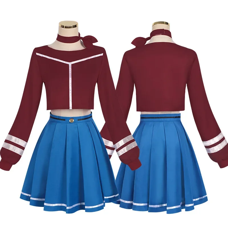 Костюм для косплея Game Miside Mita Cos, плиссированная юбка JK, игровая начальная одежда, полный комплект для Хэллоуина, карнавальное вечернее платье