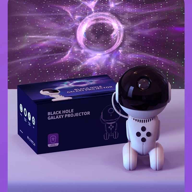 Robot Galaxy Projector Night Light, Starry Sky Lamp com controle remoto, Timing LED Lamps, Home Party, Decoração do quarto, Presentes, Novo