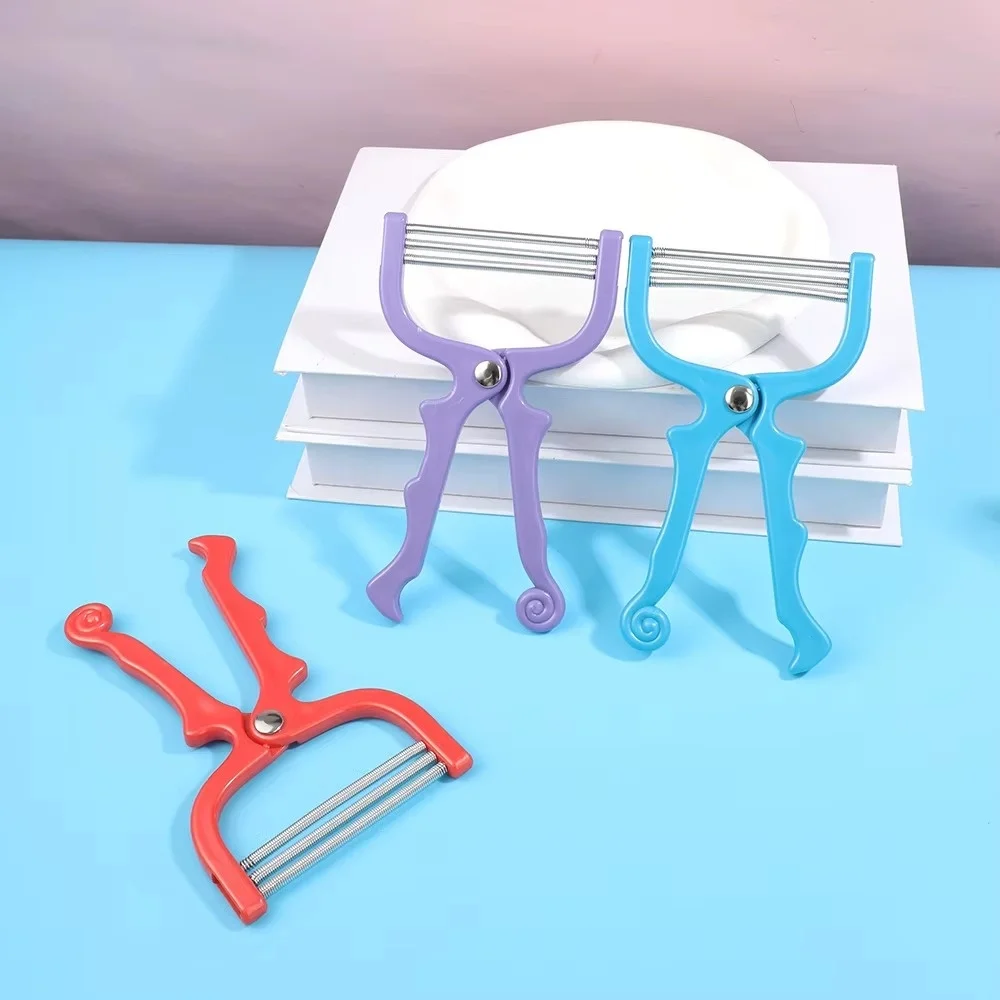 Depiladora Manual de Mano para Eliminar el Vello Facial, Herramienta de Depilación con Hilo para Mujeres Adultas, Depiladora de Belleza