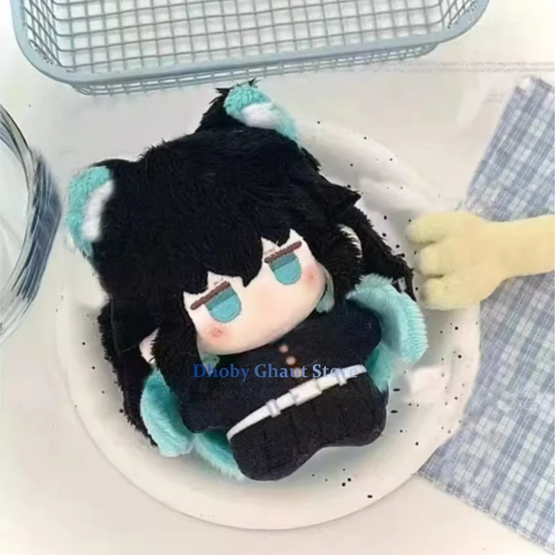 Demon Slayer Tokitou Muichirou Kawaii cuerpo muñeco de peluche juguete de peluche 10CM muñeca colgante llavero regalos de cumpleaños de Halloween