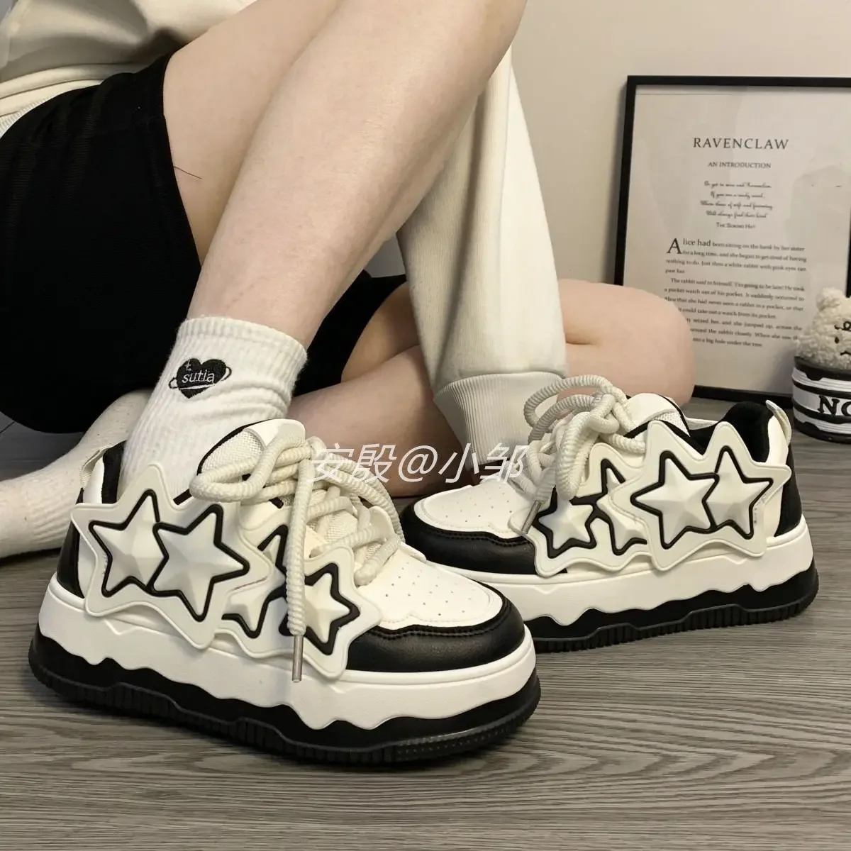 Purple Women\'s Sports Shoes Casual Platform Sneakers Kawaii Skateboard Tennis Female Flats Vintage Vulcanize Cute Summer Korean