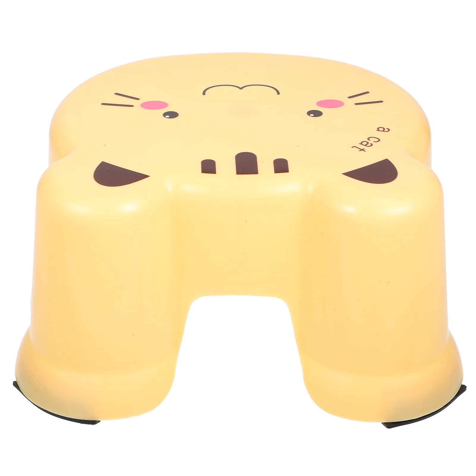 ABOOFAN Kids Stool Thickened Non Plastic Step for Bathroom Toilet Training Cartoon Design Child Safety