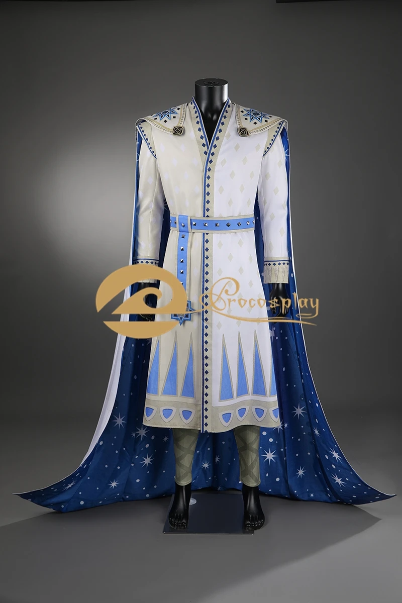 

King Magnifico Cosplay Costume 2023 Movie Role Play Outfit for Men Halloween