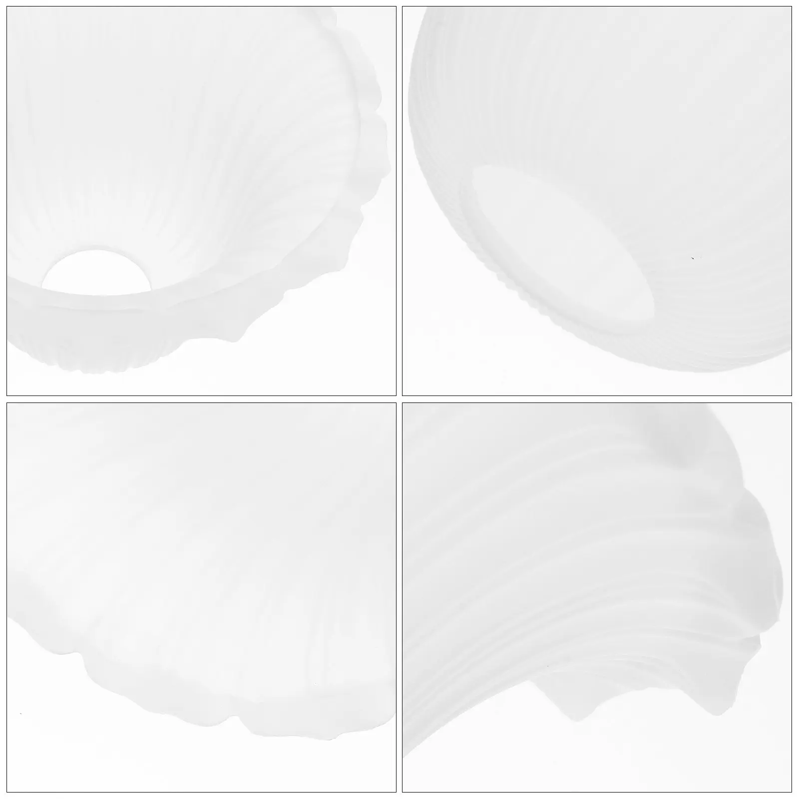 

Stylish Glass Light Shade Chandelier Cover Exquisite Lamp Protector Natural Warm Most Lamps Home Bedroom Decoration