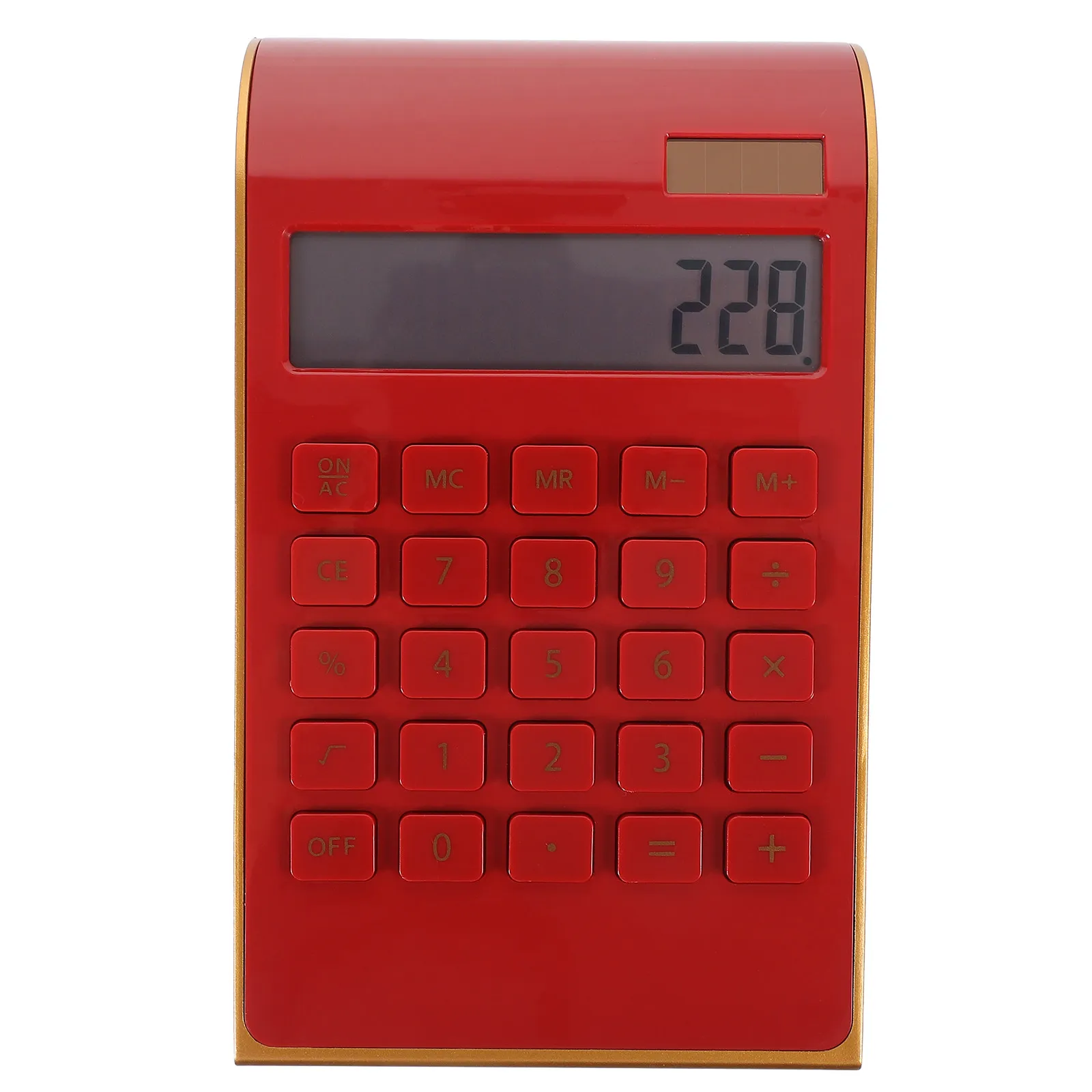 Portable Candy Color Small Calculator Solar Power Office Student Design Handheld Comfortable Electronic