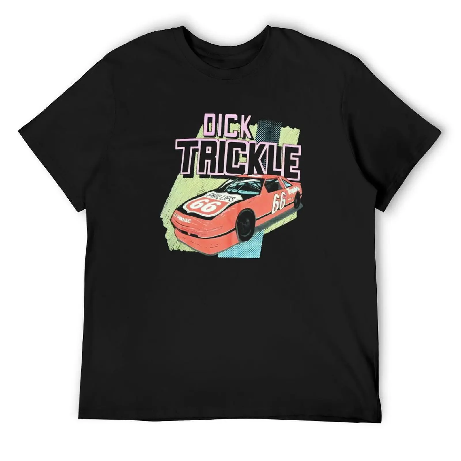 90s Dick Trickle T-Shirt anime graphic shirts plain graphics Short sleeve tee men