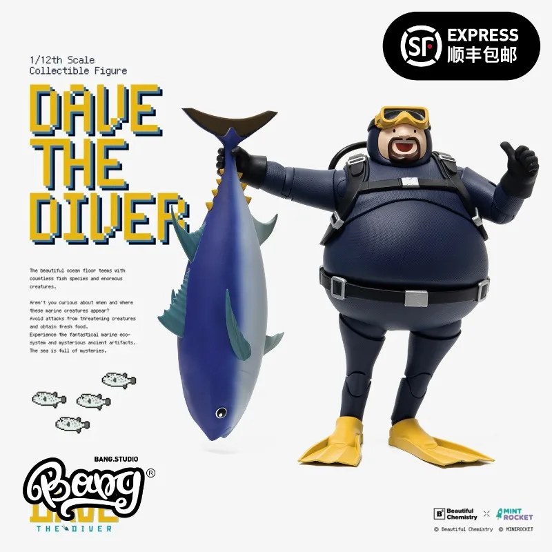 Beautiful Chemistry Dave The Diver Dave 1/12 Action Figure Articulated Collectible Model 100% Official Holiday Gift Pre-order