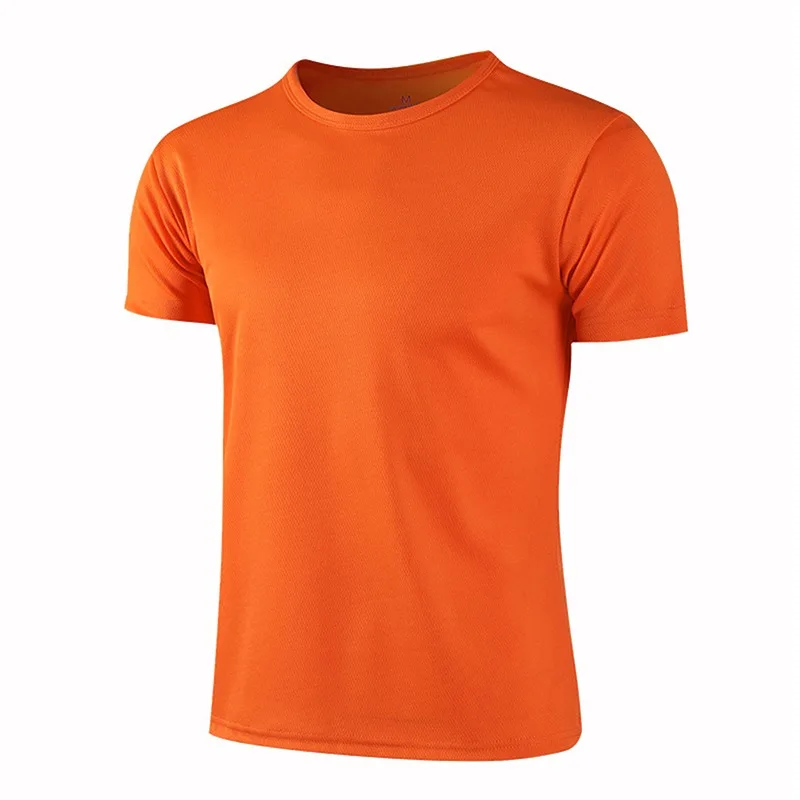 Camiseta de verano con cuello redondo de secado rápido, uniforme de trabajo de manga corta, camiseta para campaña electoral para hombres y mujeres