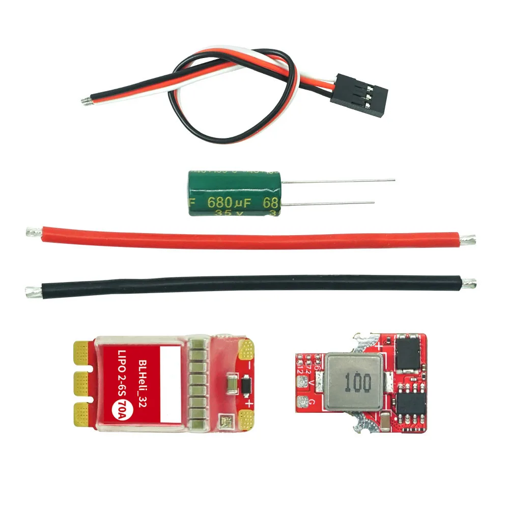 SQESC 2670 Brushless Electric Speed Controller 2-6S Lipo 70A BLHeli_32 AM32 Support 128KHz PWM Frequency For FPV Racing Drone