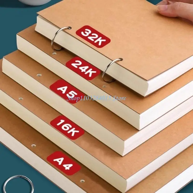R6FF Multipurpose 160GSM Sketch Paper Pad Detachable Pages For Graffiti Watercolor And Note Taking