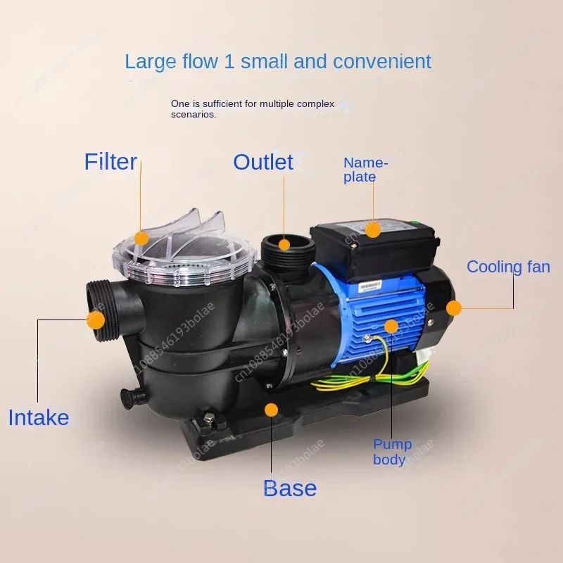 2024 Electric Commercial Pool Filter Pump Variable Speed Pool Pump Swimming Pool Pump