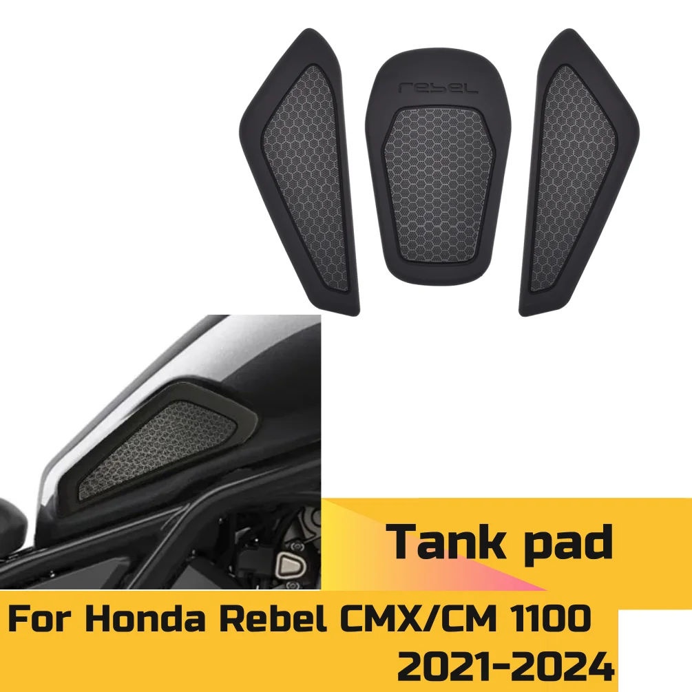 

CMX1100 Side Fuel Tank Stickers Waterproof Pad Rubber Sticker For Honda Rebel CM CMX 1100 2021-2024 Motorcycle Accessories
