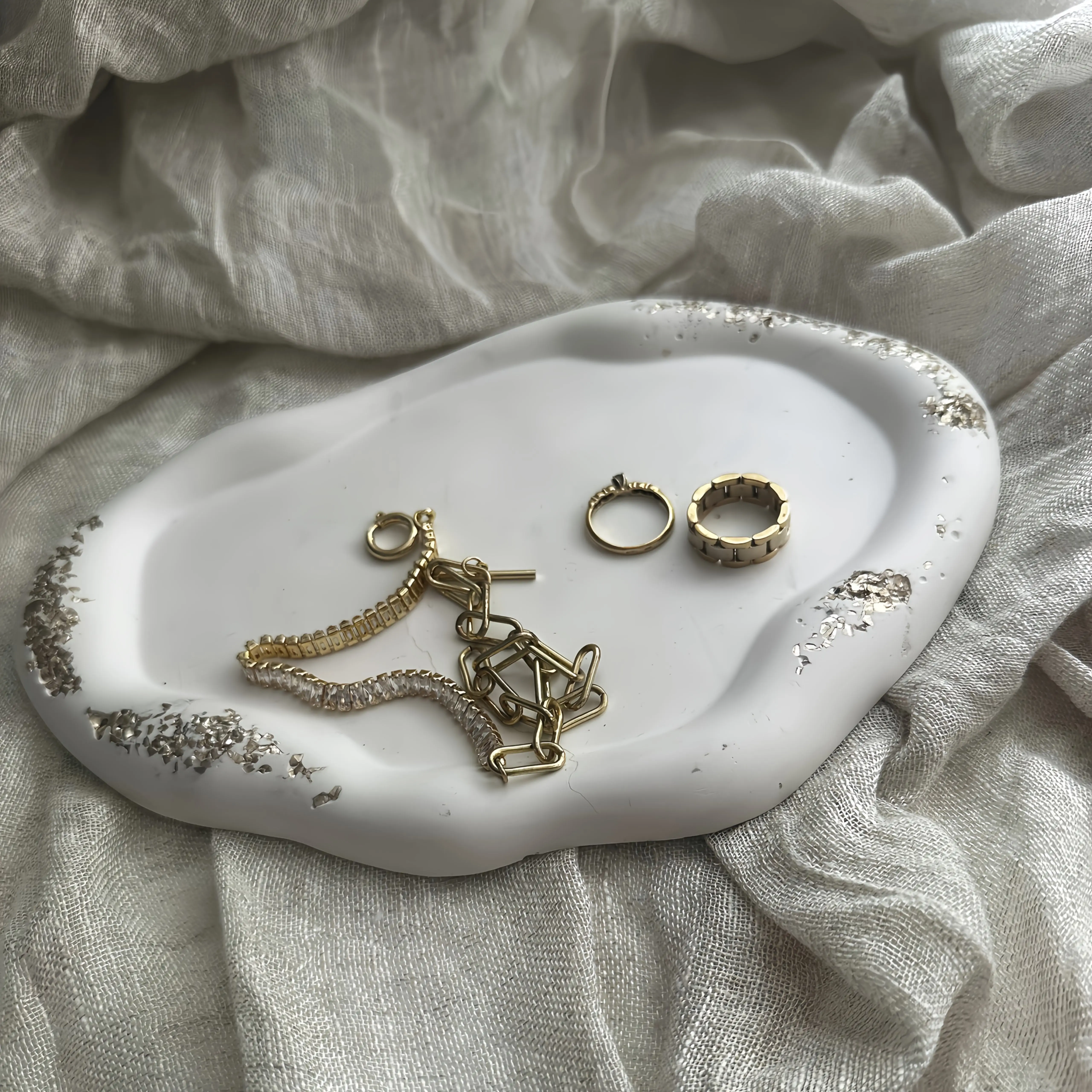 A Mold for Resin Casting Featuring Unconventional Designs, Suitable for Crafts, Jewelry Trays,Earring Organization,And Made from