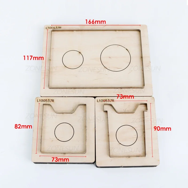 ZONESUN Slim Pocket Wallet Japan Steel Blade Cut Dies/Leather Punching Tool/Handicraft Leather Stitch Tool