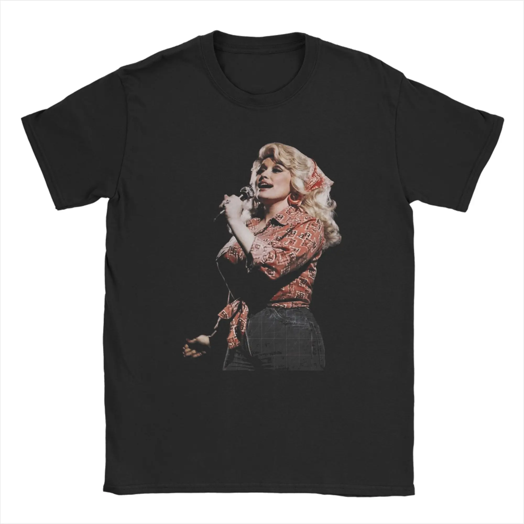 

Classic Dolly Parton T-Shirt Summer Vintage T Shirts 100% Cotton Fashion Tee Shirt For Mens Short-Sleeve Casual Clothes