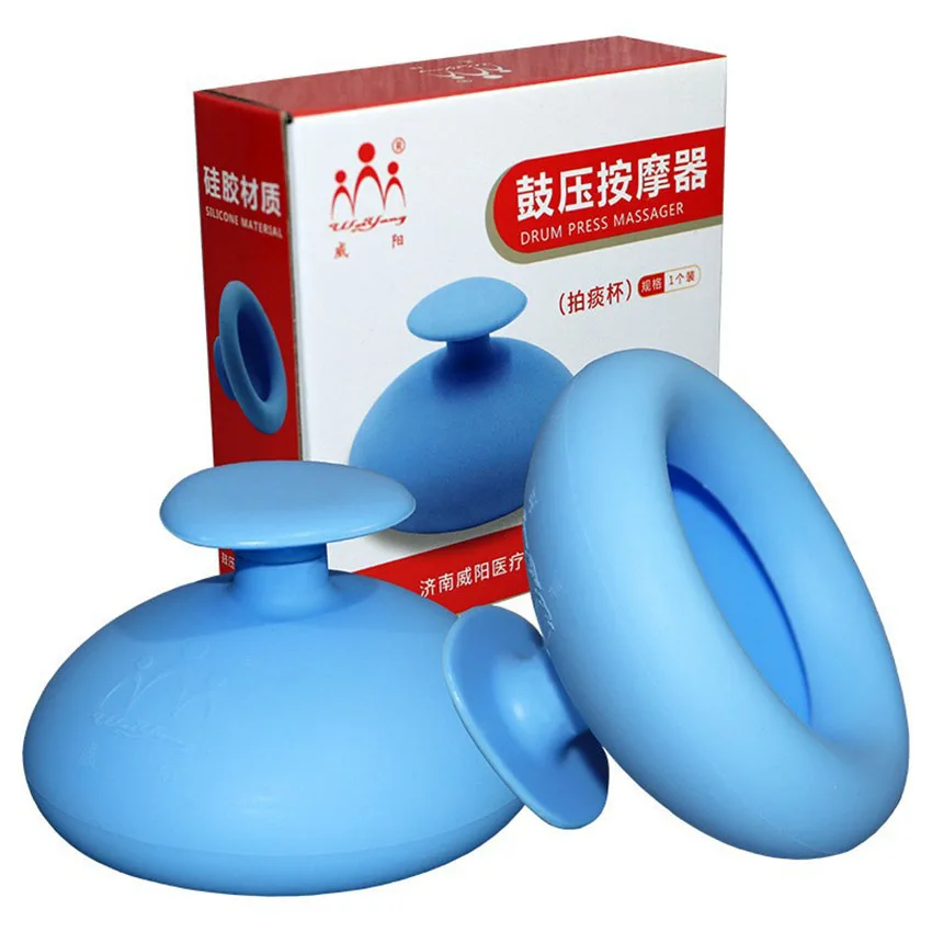 Phlegm Cup for Elderly People Silicone Buckle for Home Use Drum Pressure Massager for Children and Infants Burping Device