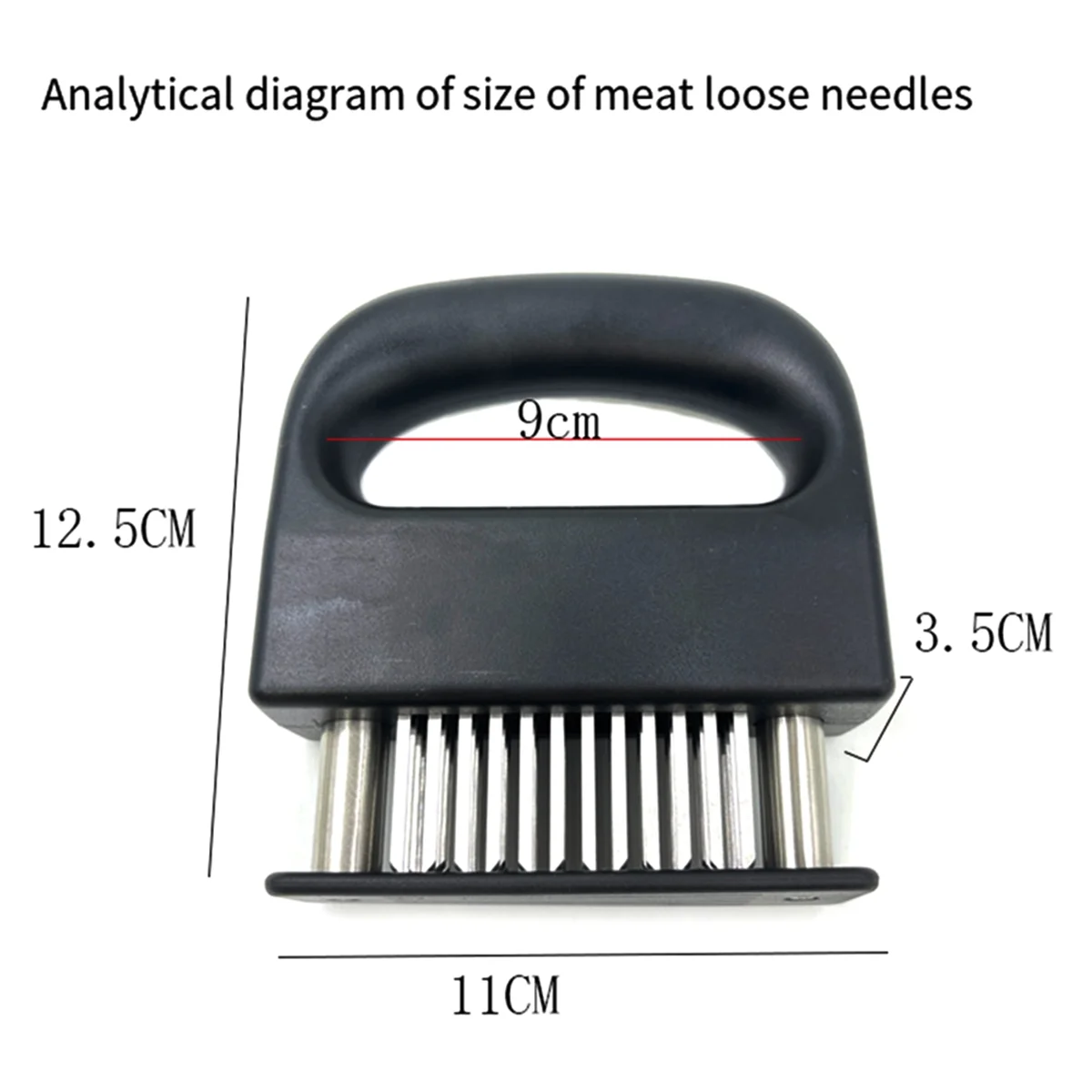 JAS-Meat Loosening Machine Stainless Steel Steak Tendering Machine Broken Tendon Loosening Needle Kitchen Gadget