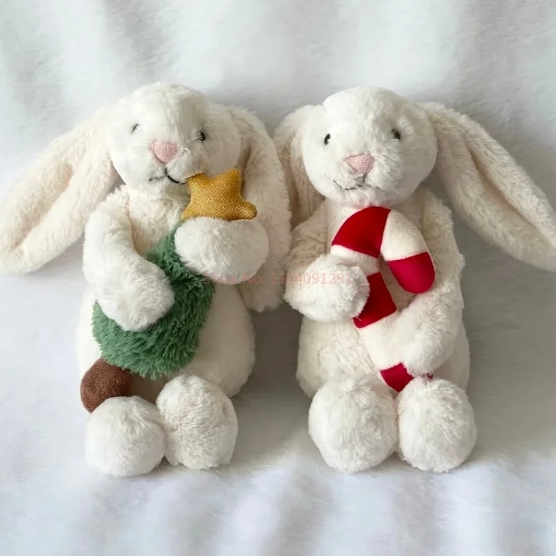 Albero di Natale Coniglio Morbido peluche Cuscino Simpatico regalo divertente Decorazioni per la casa Cuscino Letto Divano Decorazione Fondo antiscivolo Lavabile in lavatrice