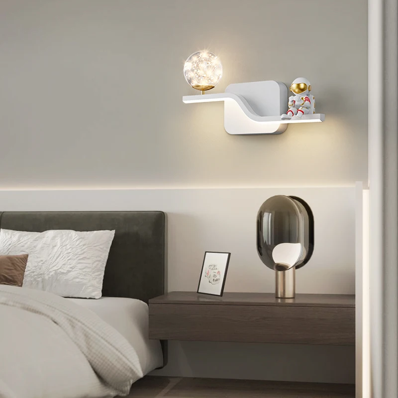 Applique Murale LED Créative pour Chambre d'Enfant, Astronome, Ludéviation, Salon, Allée