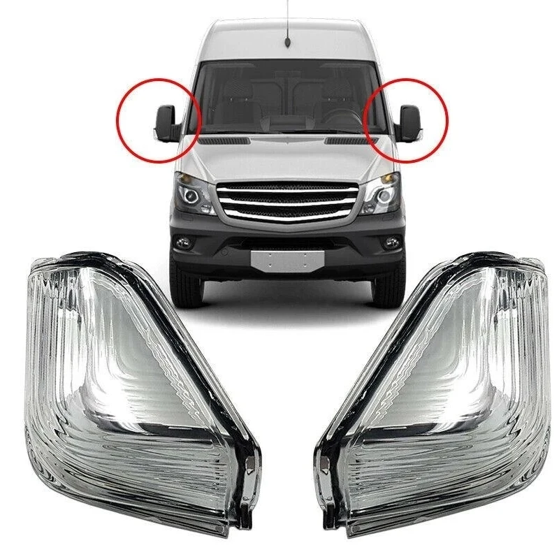 

Left Right Rearview Mirror Signal Light Lens For Mercedes Sprinter VW Crafter Crafter 2006-2017 0018229020 Signal lamp