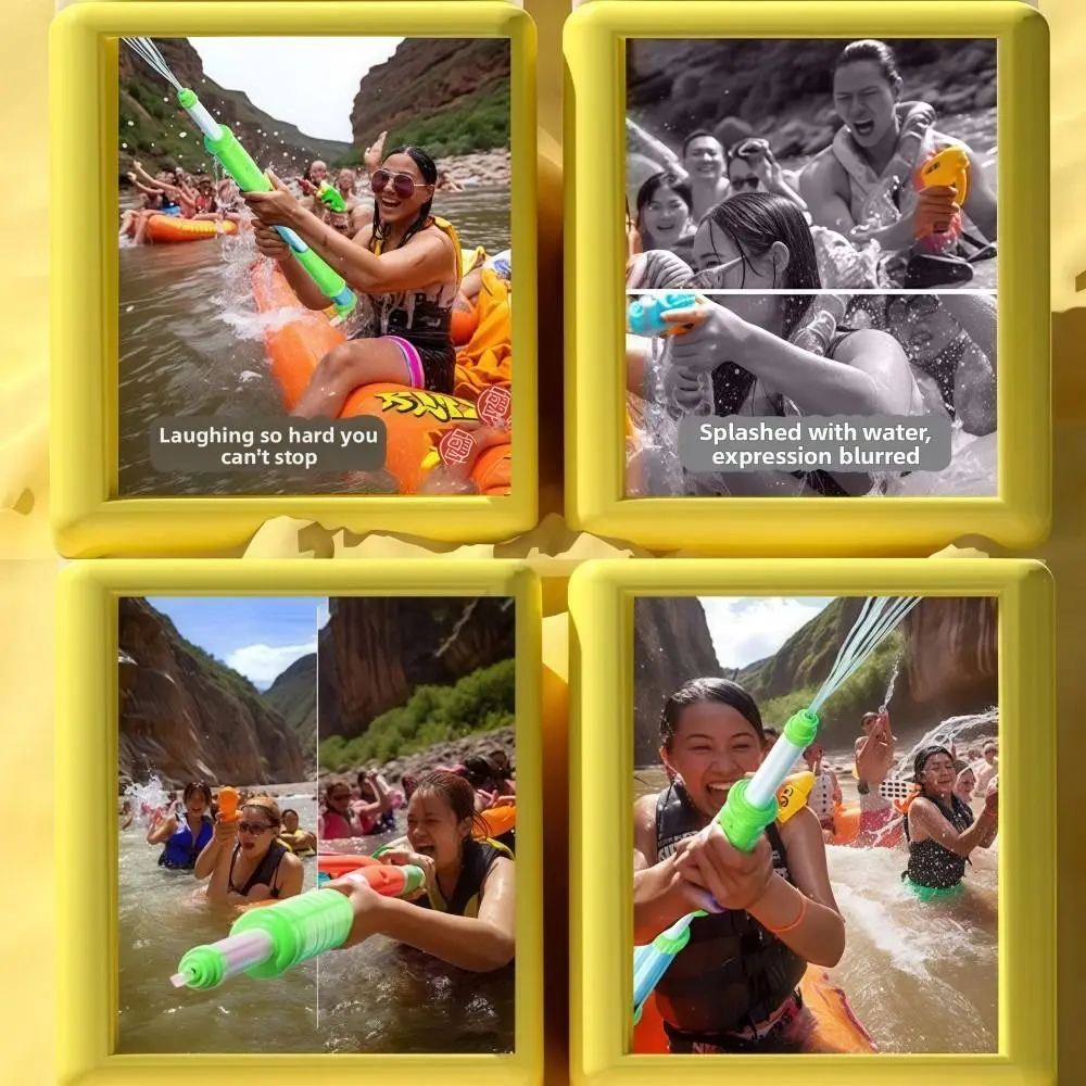 Reciprocating Water Spray Backpack High Pressure Uninterrupted Flow Shooting Water Toy Lightweight Water Splashing Festival