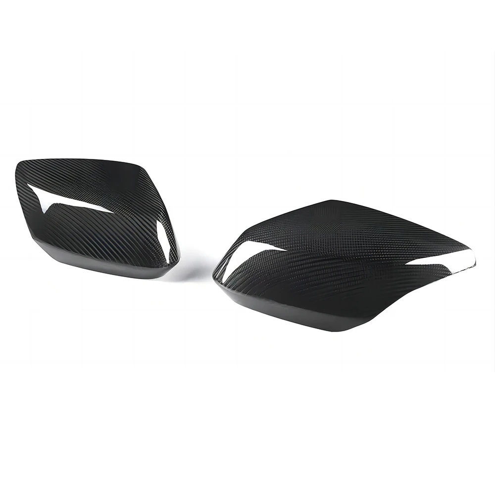 Replacement Rearview Side Mirror Covers Cap For 21-23 Chevrolet Corvette C8 Dry Carbon Fiber Shell