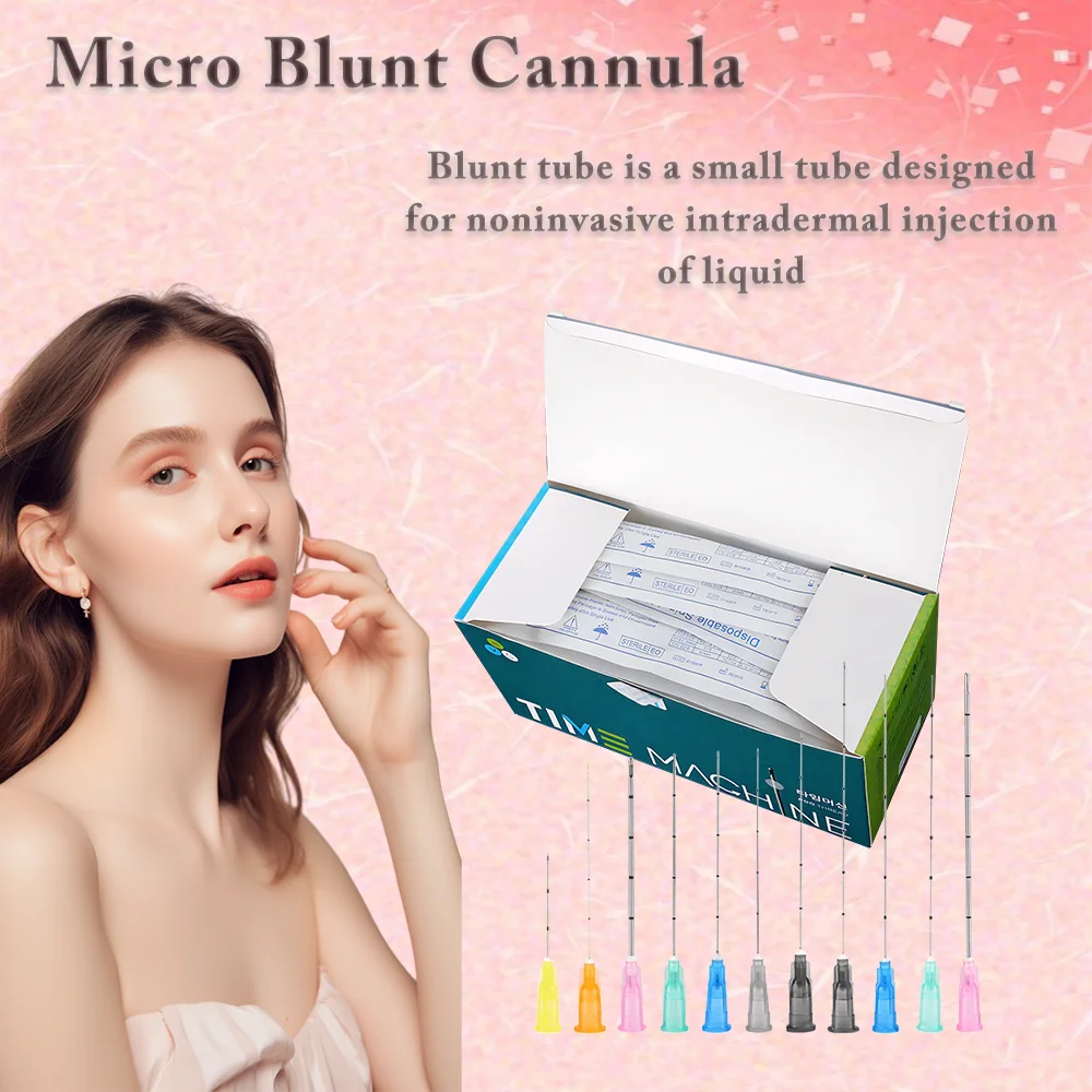Disposable Korea Fine Micro Blunt Needle Canula 14G 90MM /18G 100MM Blunt Tip Cannula Needle For Filler Hyaluronic