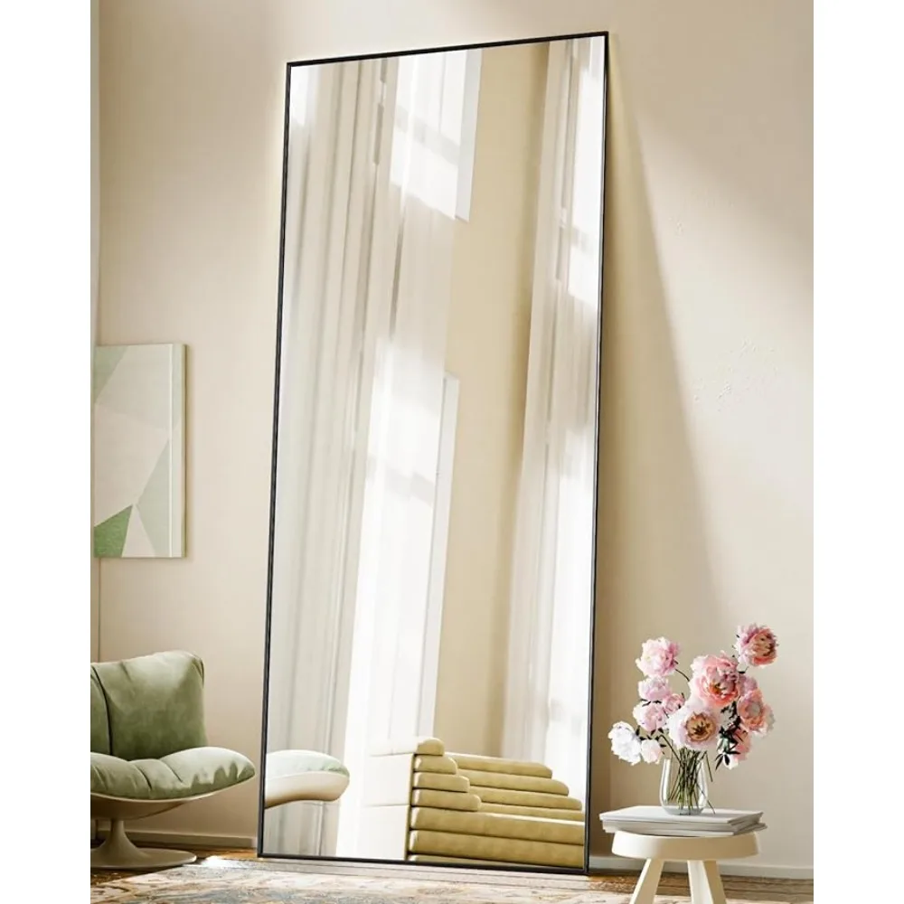 

Mirror, 71 "x28" Vertical Hanging Or Wall Mounted Ground Mirror, Suitable For Wall Mounted Living Rooms And Bedrooms, Mirror