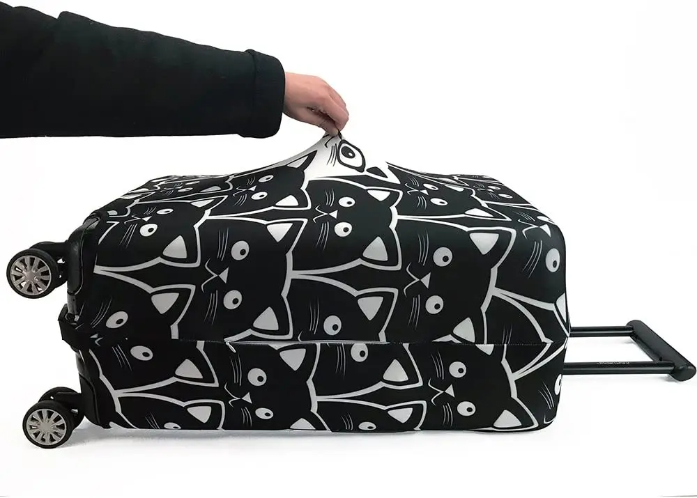 Cat Travel Luggage Protector Suitcase Cover Fit 29-32 Inch Luggage (XL)