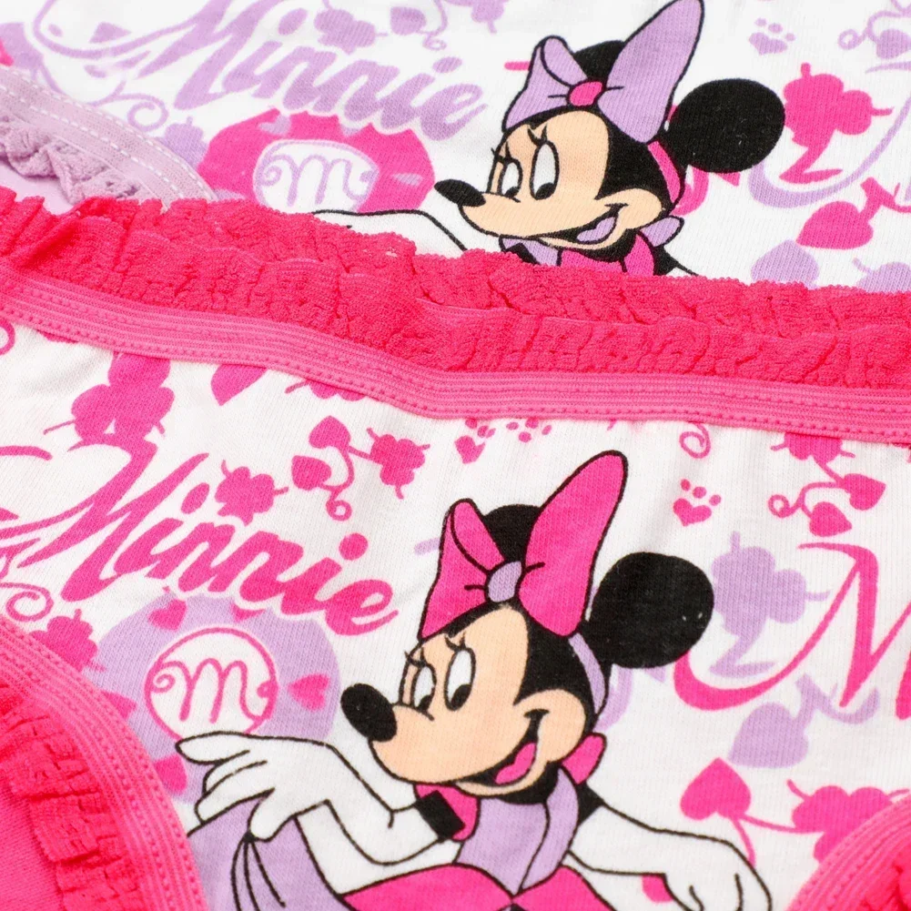 2Pcs/Bag 2-10Y New Girl Underwear Cotton Cartoon Children Knickers Girls Underpants Kids Panties Flat Angle Panty Brief