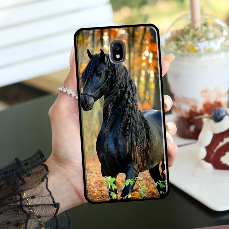 Horse Animal Case For Samsung Galaxy J7 2017 J1 J3 J5 2016 A6 A8 J4 J6 Plus J8 A7 A9 2018 Phone Cover
