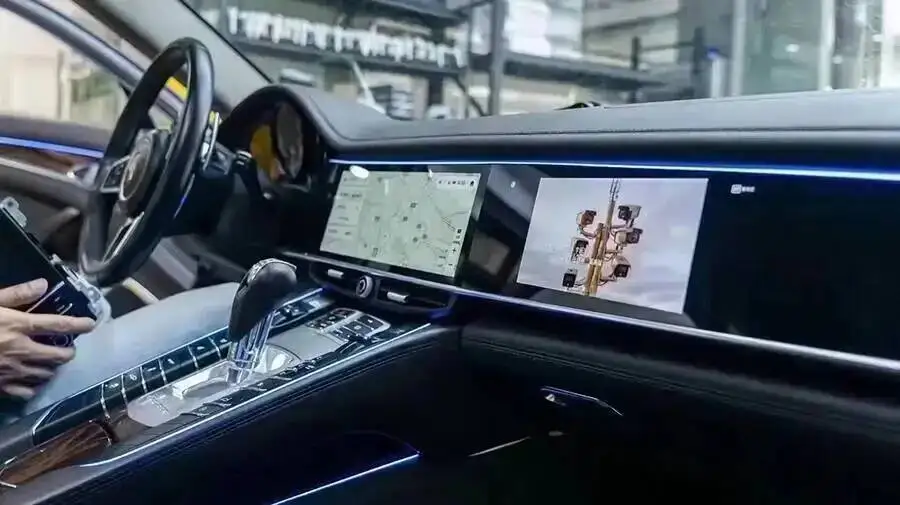 Dual-Screen CarPlay für Porsche Panamera 2010-2017 Intelligentes Navigationssystem GPS Aufgerüstetes Interaktives System – Detail 12