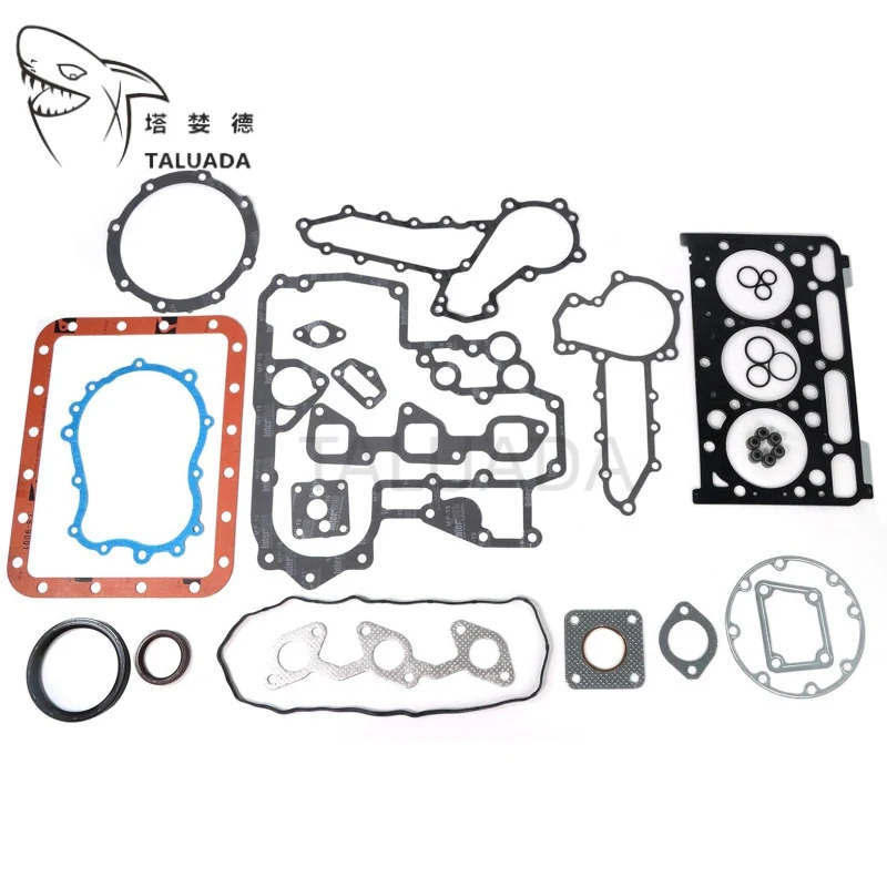 

For D1703 Engine Gasket Kit Full Set Head Gasket Kubota D1703 D1703E L3300DT L35TL Bobcat 325C 328 329 Excavator Engine