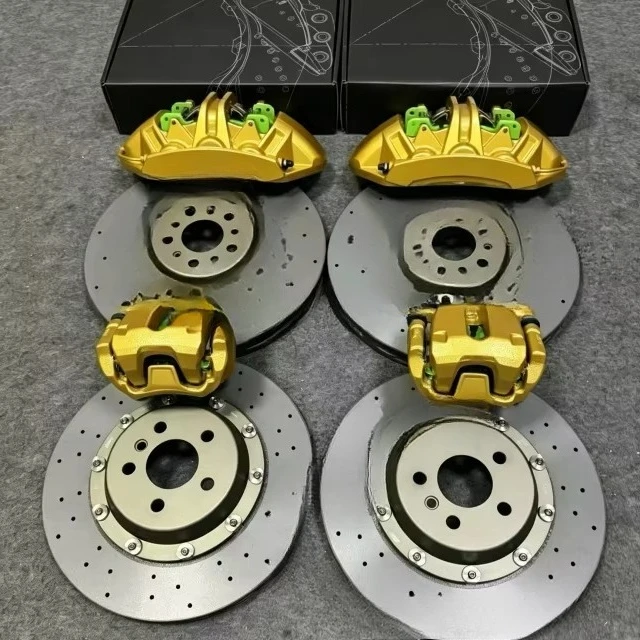 Premium Aftermarket Brake Carbon Ceramic Disc Caliper Set 6-10piston Front 4-piston Rear for Caliper for  Benz