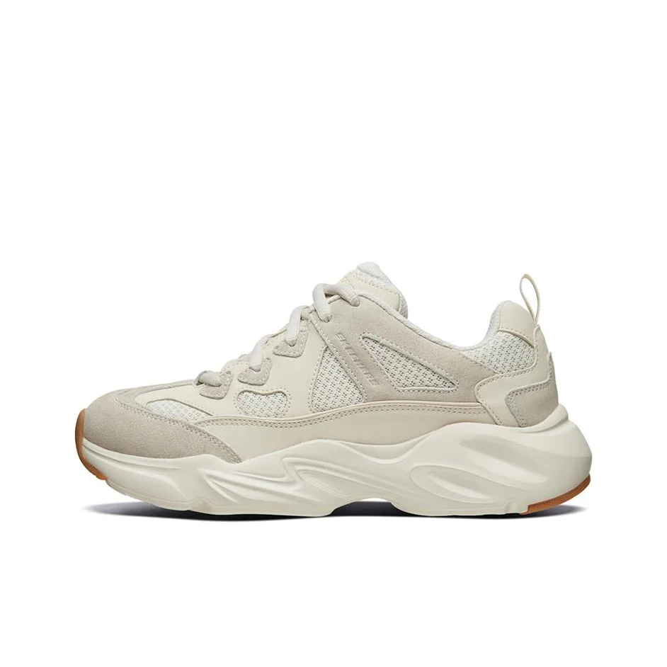 Skechers Stamina Airy Abrasion Resistant Breathable Support Height Increasing Low top Chunky Sneakers Women's Ivory 6666622-OFWT