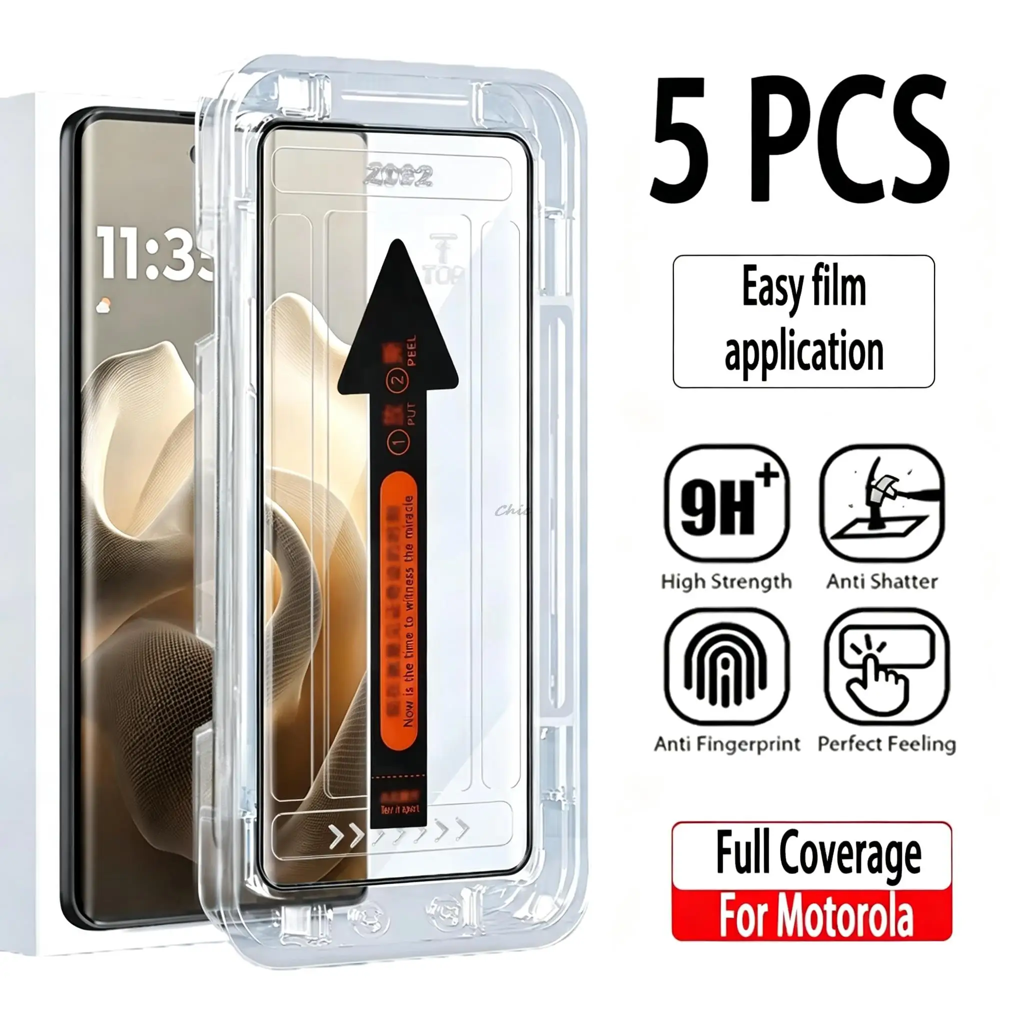 1-5PCS Screen Protector For Motorola Edge 60 Neo 50 Pro Ultra 70 Fusion Signature Moto G87 G86 Power G75 G56 G37 Tempered Glass