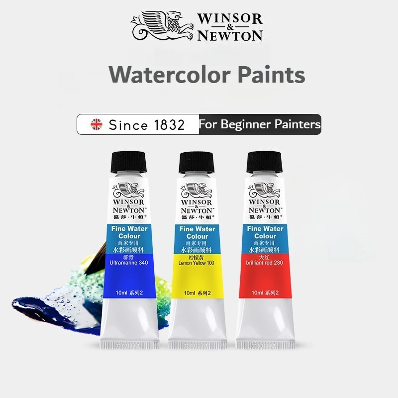 Winsor & Newton Painter's Watercolor Paint 10ml for Beginners Tube Non-toxic Water Color Paints Highest Possible Permanence Art