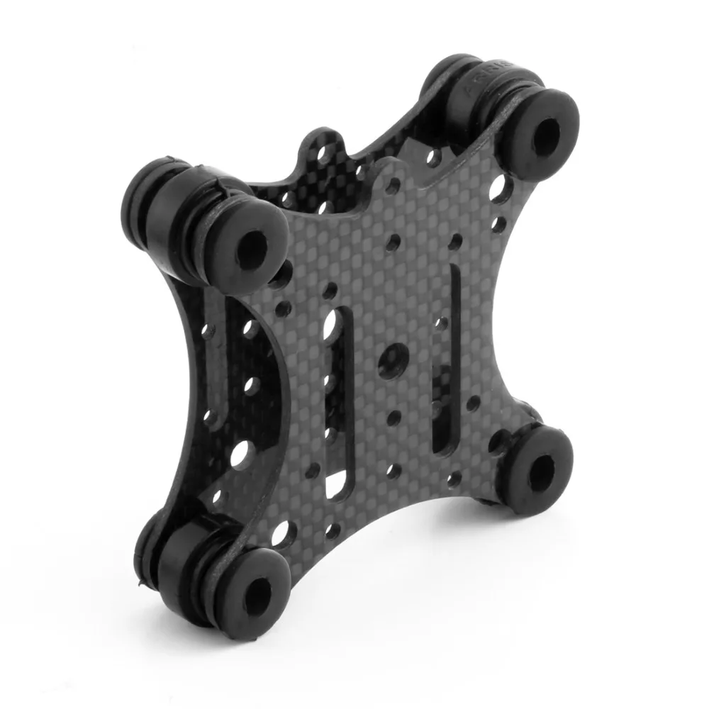 Kohlefaser-Antivibrationsplatte und Gummibälle PTZ für Gopro Action Cams für DJI Phantom 1 2 FPV Drone Quadcopter Gimbal Mount – Detail 4