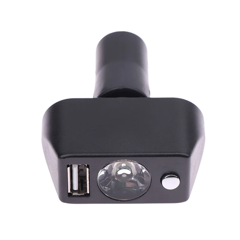 

1PC USB Light Port With LED Light Electric Wheelchair Controller Cannon Head Three-pin Controller Peripheral Wheelchair