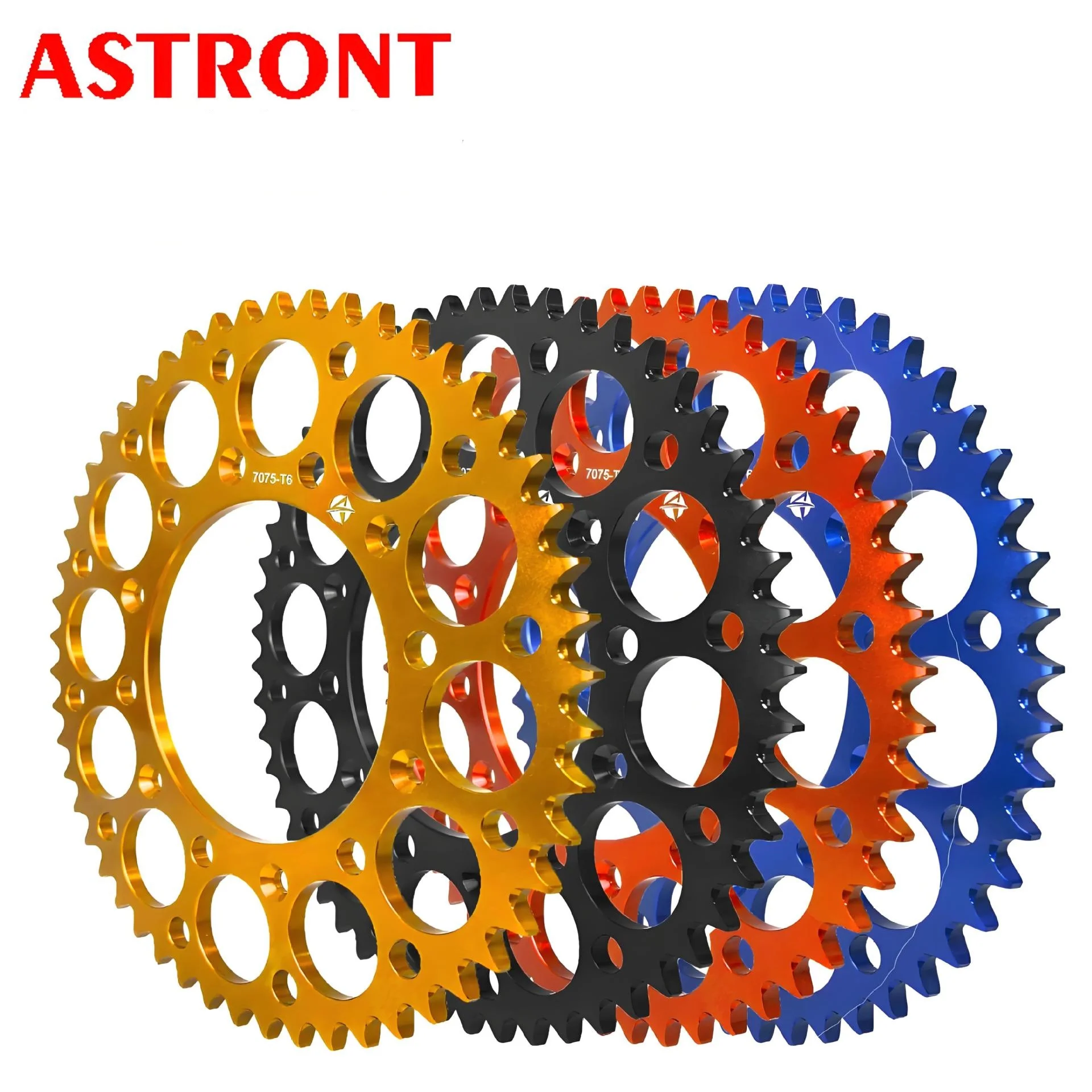Full 7075 Aluminum CNC Machined Rear Sprocket for Motorcycles / Dirt Bikes
