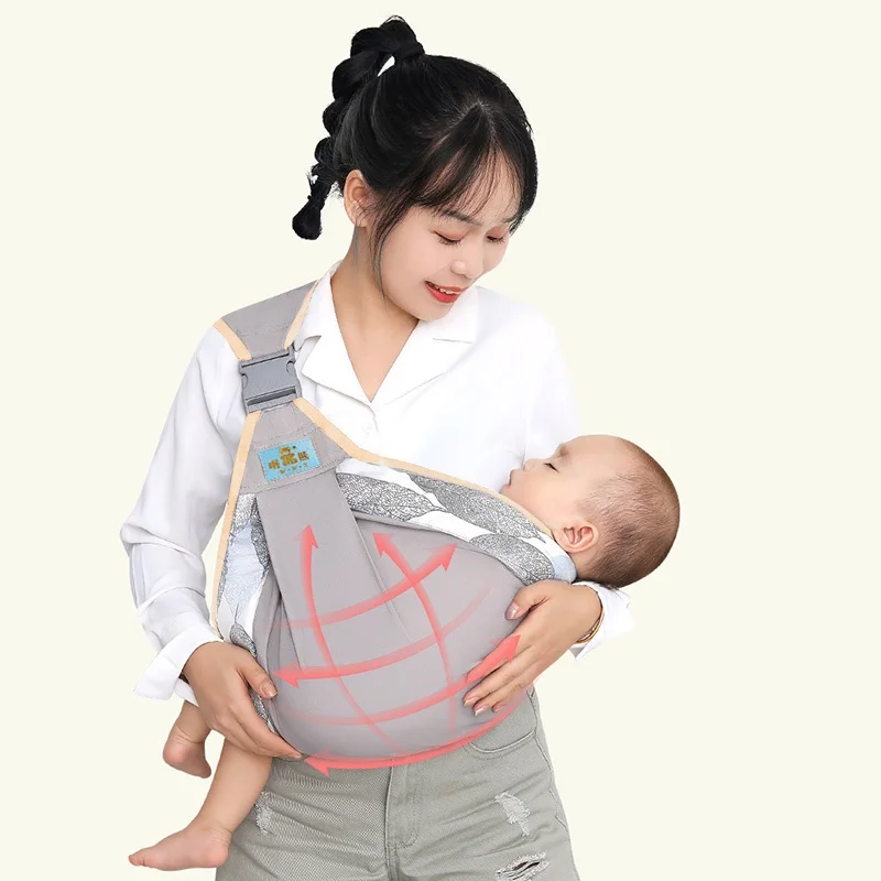 Baby Carrier Baby Sling Carrier Newborn Nursing Towel Baby Wrap Holder Wrap Breathable Carrier，