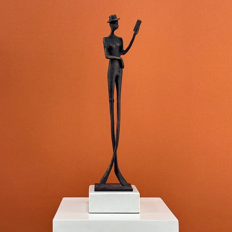 Sports Gymnastics Character Ornament Creative Home Office Study Metal