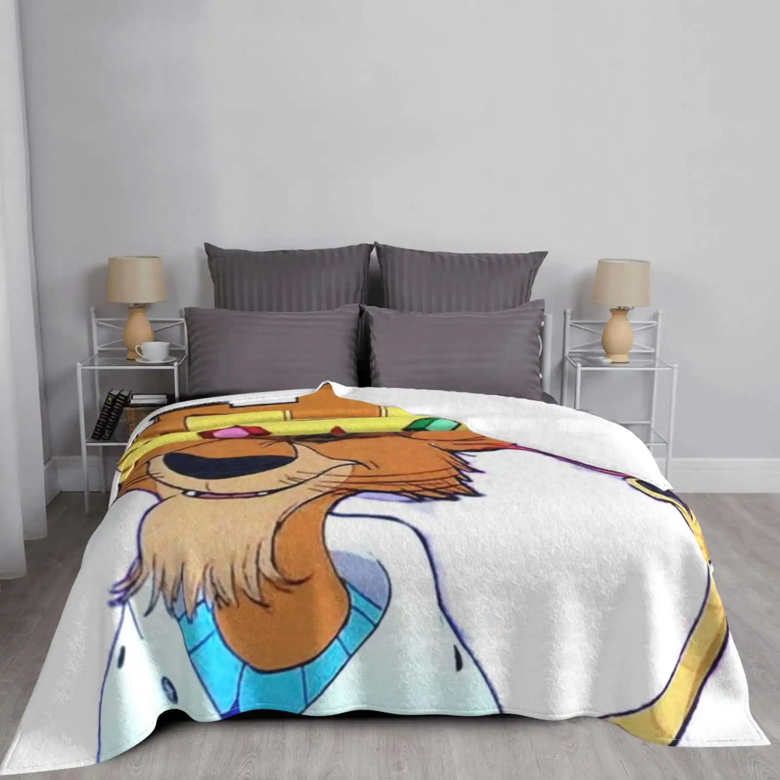King And Hiss Snake Latest Super Soft Warm Light Thin Blanket King Snake Robin Hood Crown Prince image 5