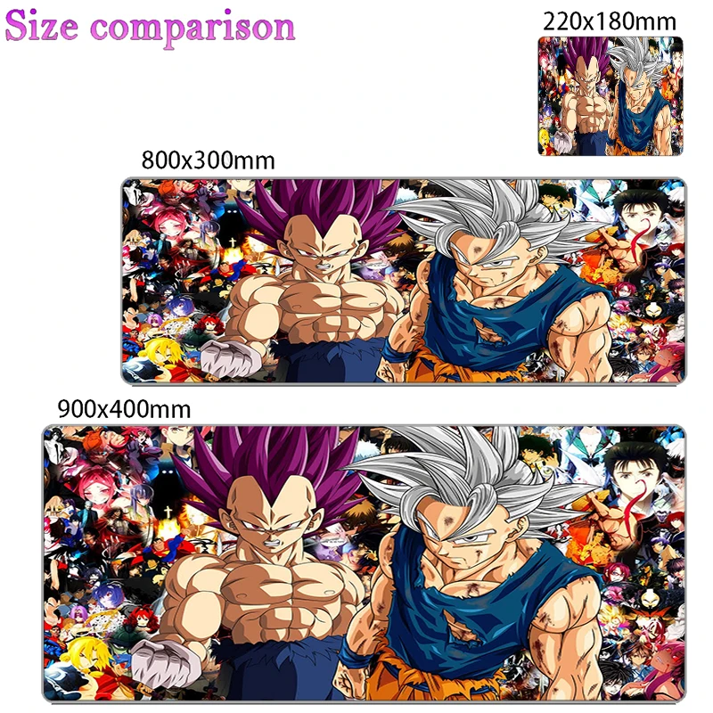 DBZ Mouse Pad Dragon Balll Z Gaming Accessories PC Gamer alfombrilla xxl Computer rug Desk Mat Laptop Varmilo Keyboard Mousepad