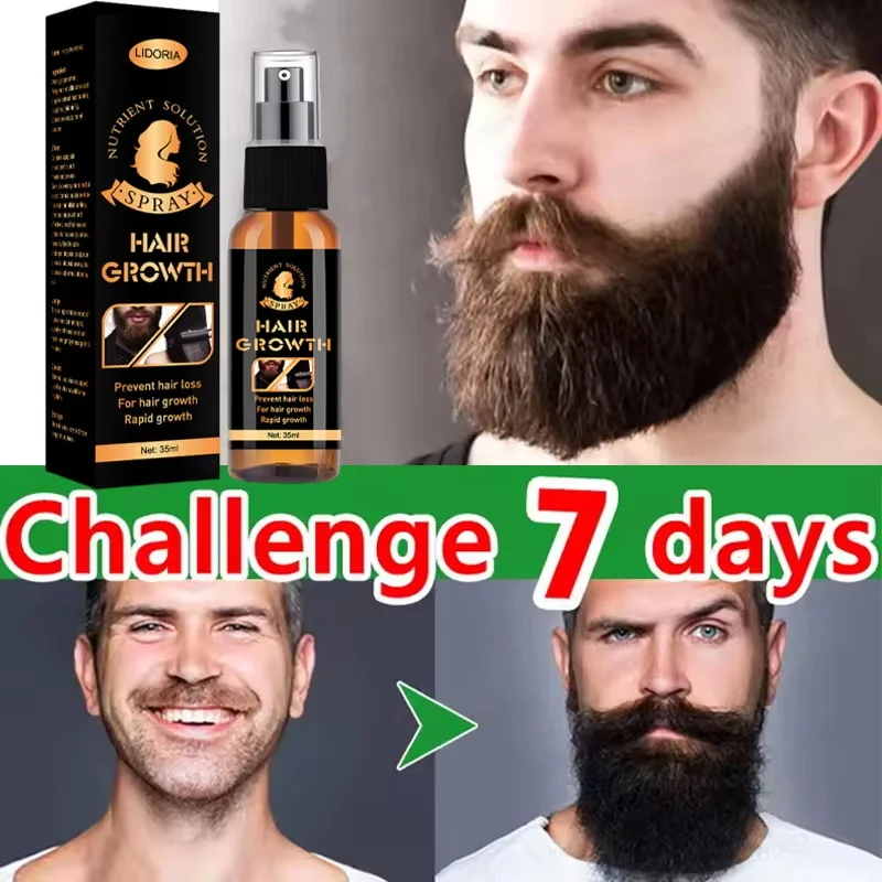 Fast Beard Growth Serum For Men Promote Beard Regrowth Thicker Longer Fuller Anti Hair Loss Essential Oil Hair Care Product