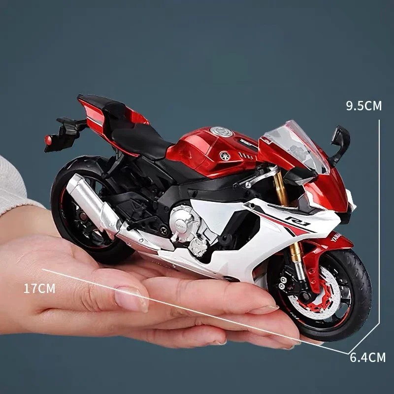 1:12 Alloy YAMAHA YZF-R1 YZFR1 Motorcycle Model Toy Vehicle Collection Autobike Shork-Absorber Off Road Autocycle Toys Car